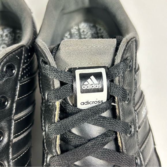 adidas Adicross IV Spikeless Black Leather Golf Shoes; Men’s Size 10.5 - Picture 6 of 16